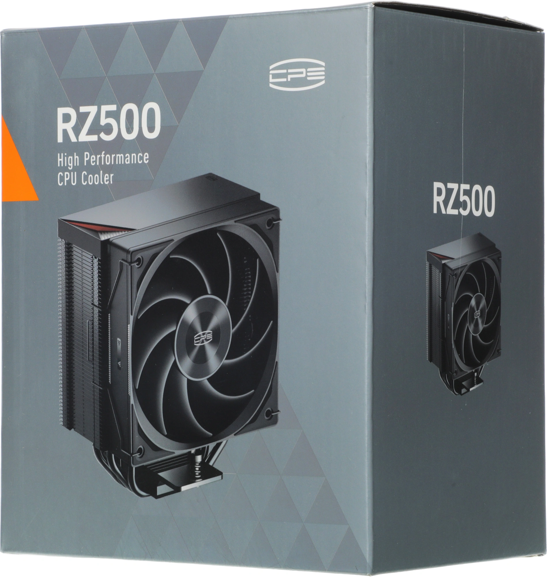 Устройство охлаждения(кулер) PcCooler RZ500 Soc-AM5/AM4/1200/1700/1851 черный 4-pin 32dB Al+Cu 250W Ret (RZ500-BKNWNX-GL) — фото 1