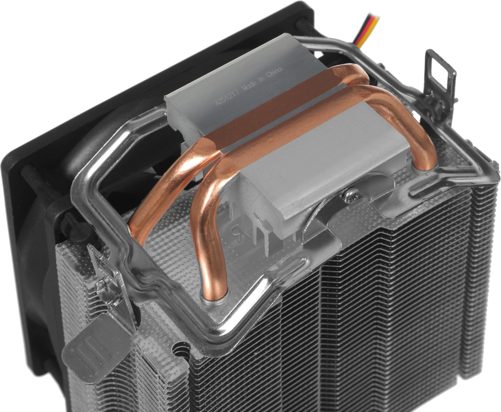 Устройство охлаждения(кулер) PcCooler S93 V2 Soc-AM5/AM4/1200/1700/1851 черный/синий 3-pin 26.4dB Al+Cu 100W 348gr Ret (R3-I210WBKNXX-GL) — миниатюра 9