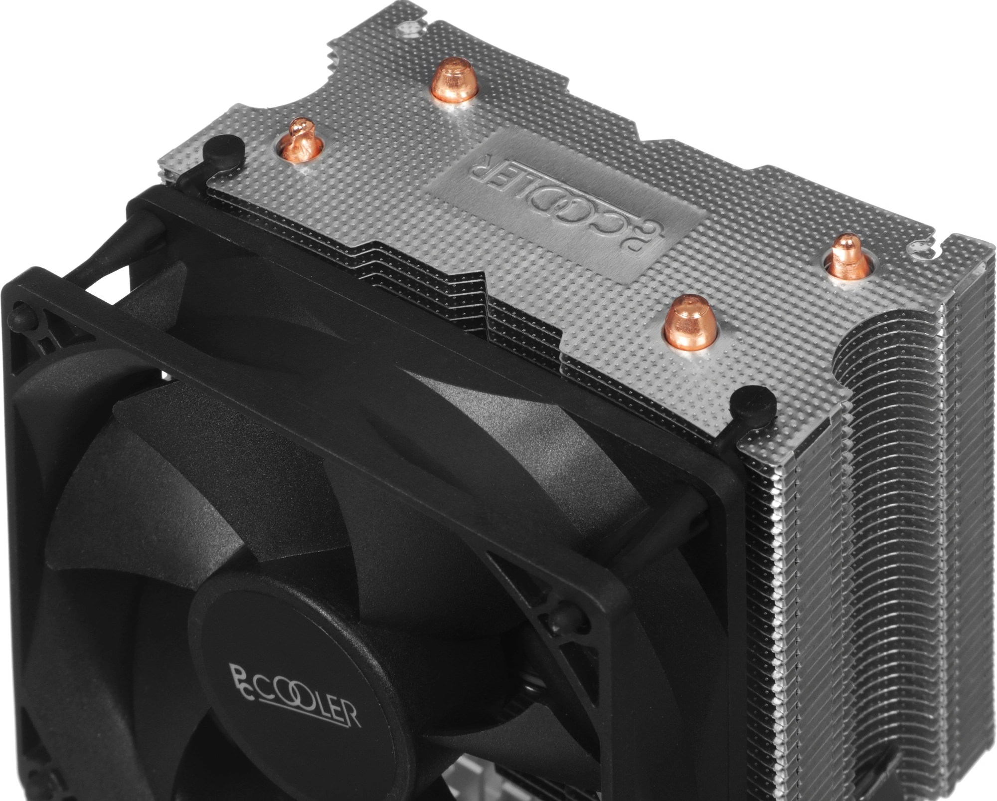 Устройство охлаждения(кулер) PcCooler S93 V2 Soc-AM5/AM4/1200/1700/1851 черный/синий 3-pin 26.4dB Al+Cu 100W 348gr Ret (R3-I210WBKNXX-GL) — миниатюра 6