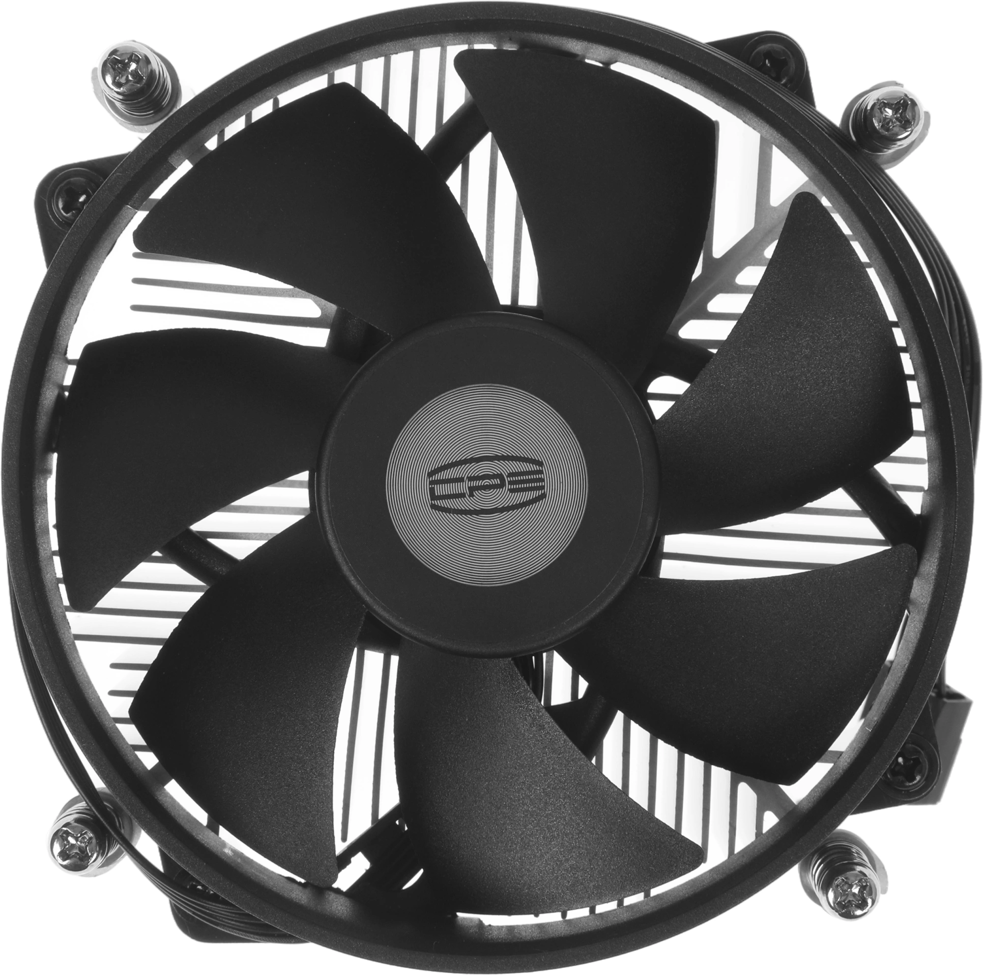 Устройство охлаждения(кулер) PcCooler R95S-I Soc-1200/1700/1851 серебристый/черный 4-pin 31.1dB Al 95W 360gr Ret (R95S-XXNIXX-GL) — миниатюра 3