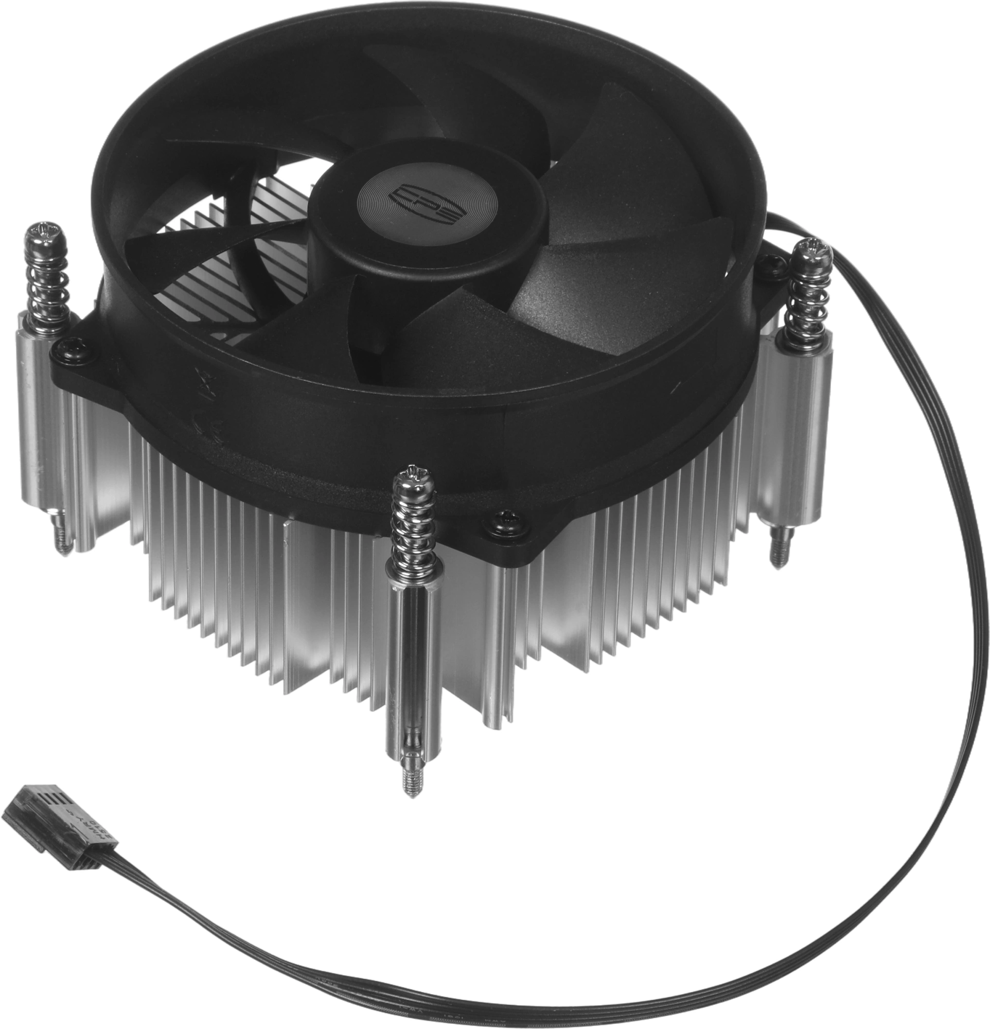 Устройство охлаждения(кулер) PcCooler R95S-I Soc-1200/1700/1851 серебристый/черный 4-pin 31.1dB Al 95W 360gr Ret (R95S-XXNIXX-GL) — миниатюра 6