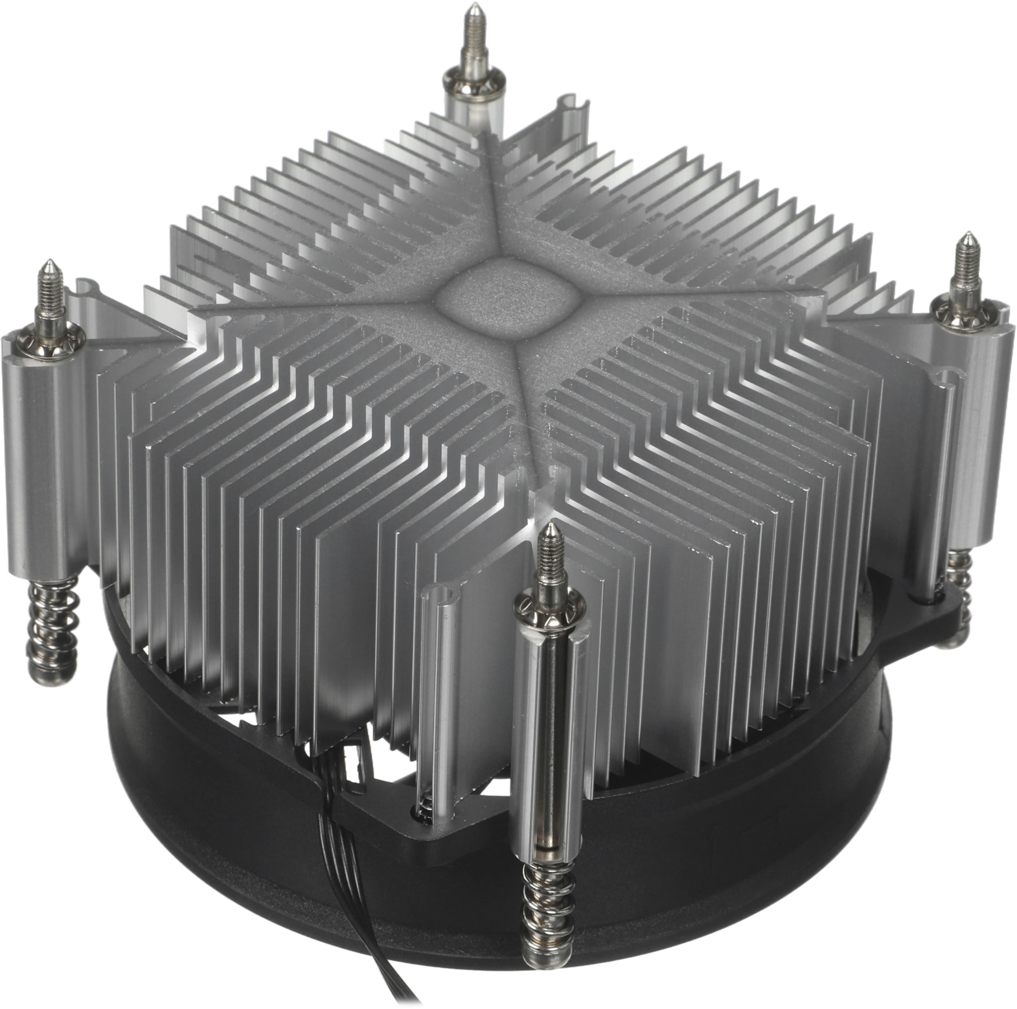 Устройство охлаждения(кулер) PcCooler R95S-I Soc-1200/1700/1851 серебристый/черный 4-pin 31.1dB Al 95W 360gr Ret (R95S-XXNIXX-GL) — миниатюра 8