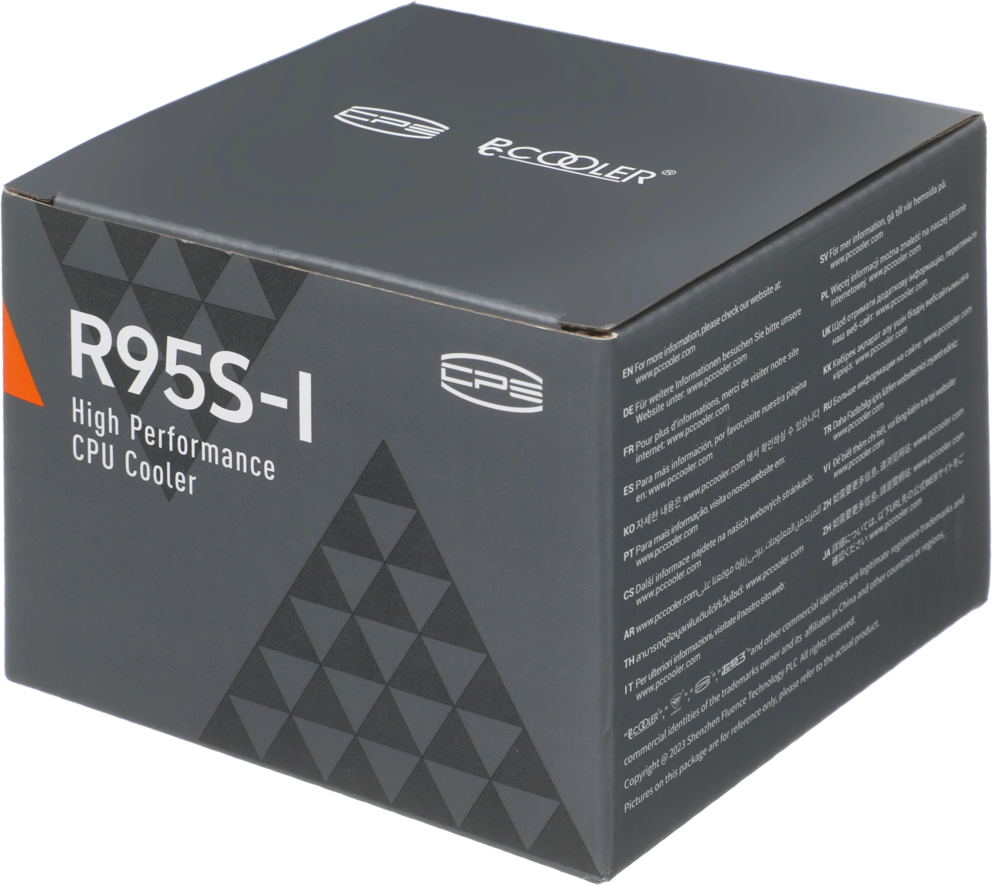 Устройство охлаждения(кулер) PcCooler R95S-I Soc-1200/1700/1851 серебристый/черный 4-pin 31.1dB Al 95W 360gr Ret (R95S-XXNIXX-GL) — миниатюра 9
