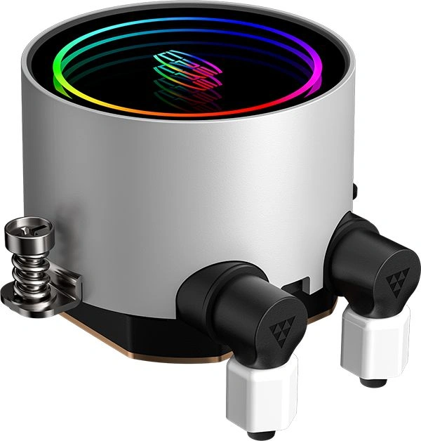 Система водяного охлаждения PcCooler DA240 WH ARGB Soc-AM5/AM4/1200/1700/1851 белый 4-pin 33.8dB Al 270W Ret (DA240-WHAWXX-GL) — миниатюра 4