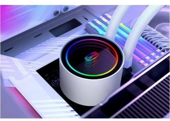 Система водяного охлаждения PcCooler DA240 WH ARGB Soc-AM5/AM4/1200/1700/1851 белый 4-pin 33.8dB Al 270W Ret (DA240-WHAWXX-GL) — миниатюра 7