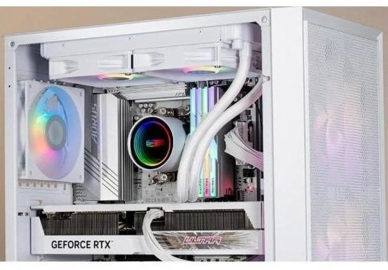 Система водяного охлаждения PcCooler DA240 WH ARGB Soc-AM5/AM4/1200/1700/1851 белый 4-pin 33.8dB Al 270W Ret (DA240-WHAWXX-GL) — миниатюра 8