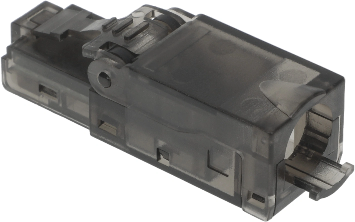 Коннектор Suprlan (10-0239-1) UTP кат.6A RJ45 с защитным колпачком прозрачный — миниатюра 7