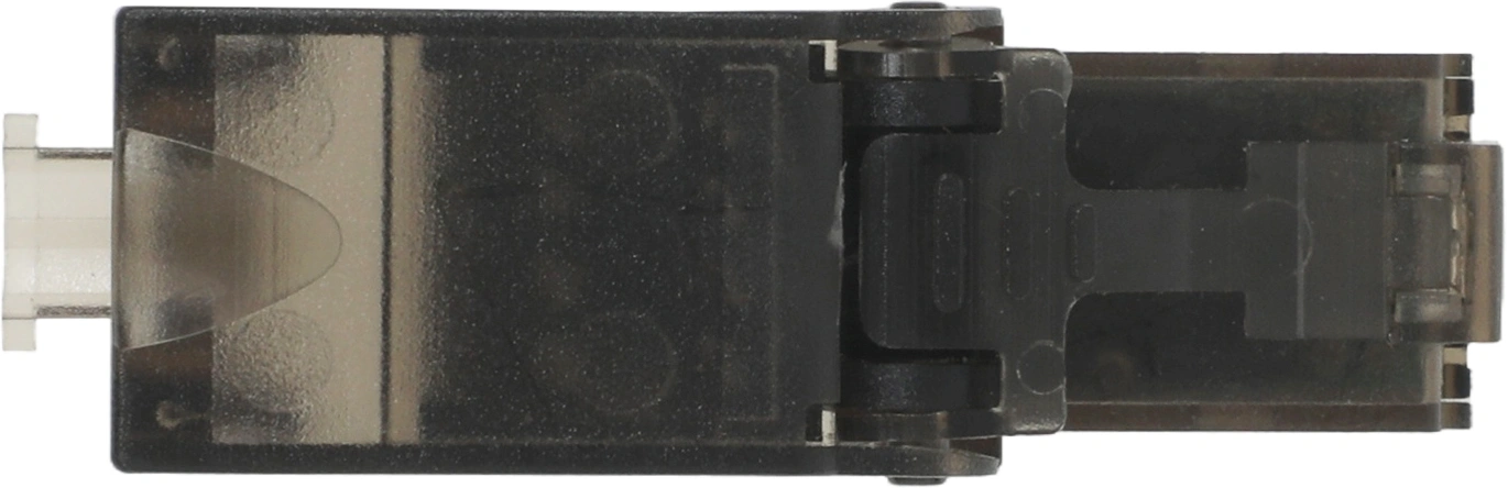Коннектор Suprlan (10-0239-1) UTP кат.6A RJ45 с защитным колпачком прозрачный — миниатюра 9
