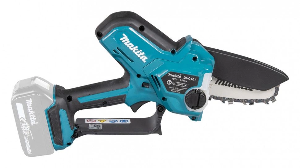 Цепная пила Makita DUC101SF аккум. 320Вт дл.шины:4"(10cm) 1аккум. 3Ач ЗУ — миниатюра 2
