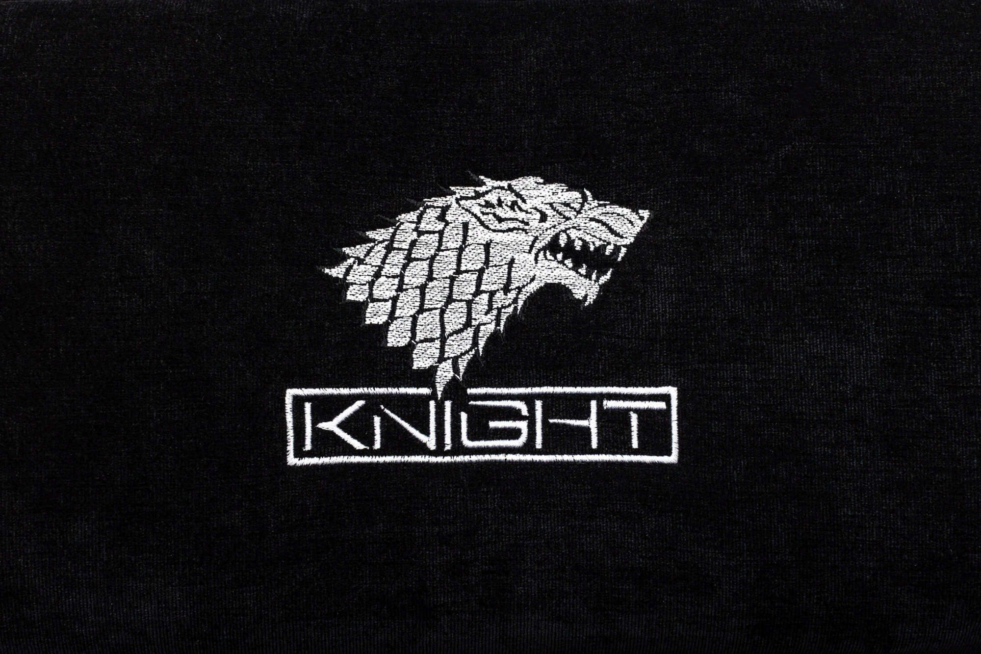Кресло игровое Knight Wolf черный/серый с подголов. крестов. пластик — миниатюра 9