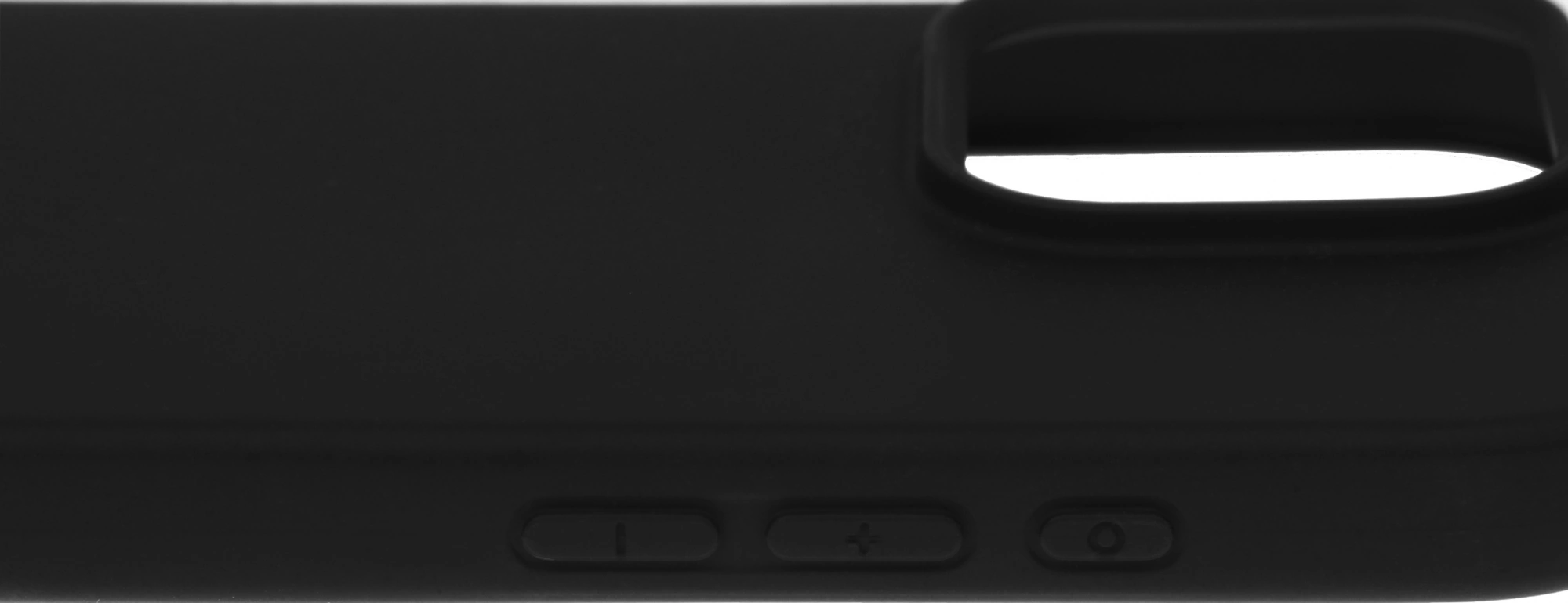 Чехол (клип-кейс) BoraSCO для Apple iPhone 16 Pro Microfiber Case черный (73691) — миниатюра 5