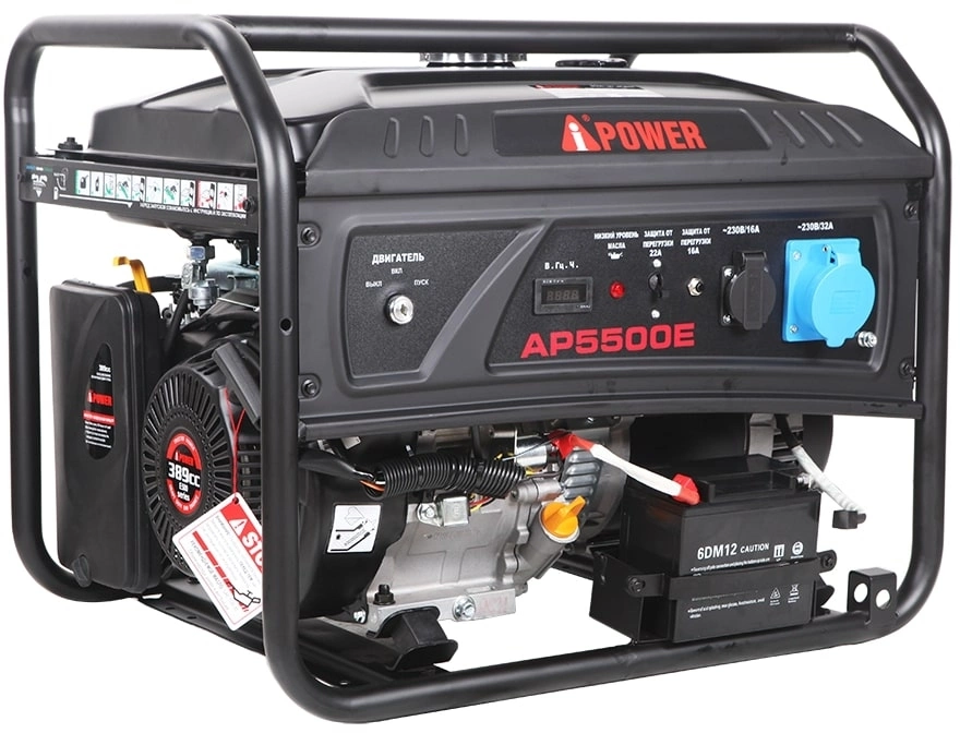 Генератор A-iPower Lite AP5500E 5.5кВт — фото 1