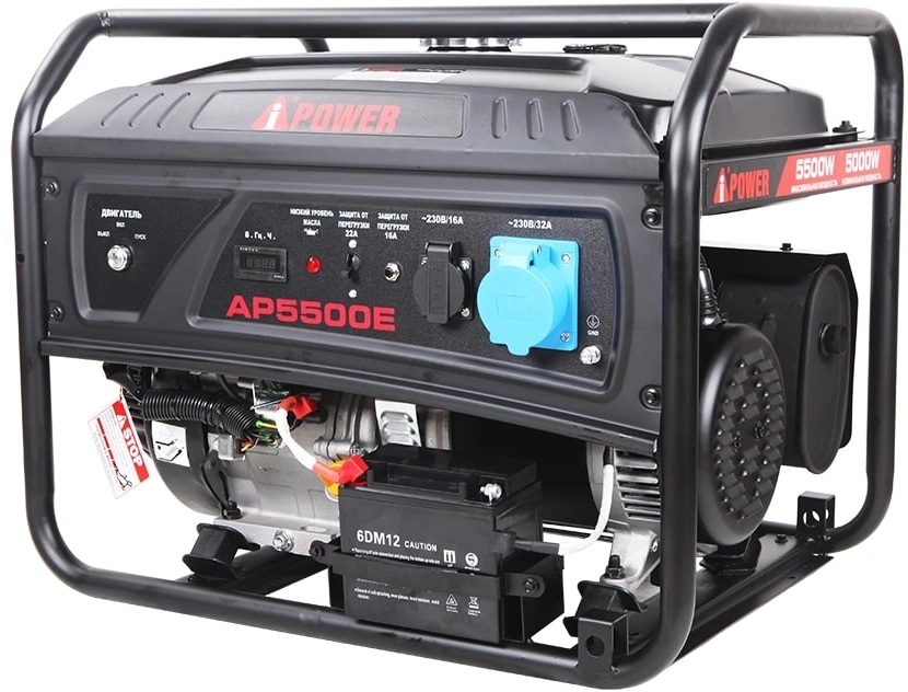 Генератор A-iPower Lite AP5500E 5.5кВт — миниатюра 7