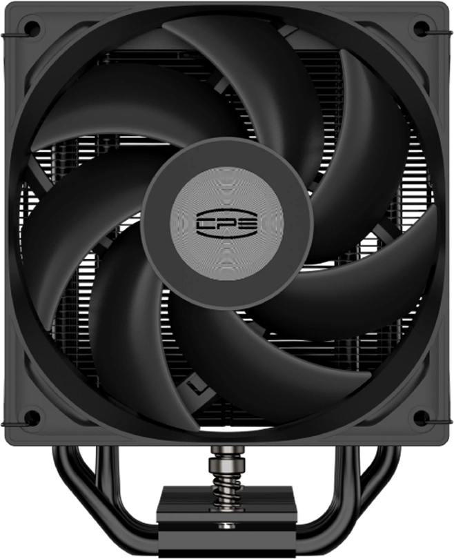 Устройство охлаждения(кулер) PcCooler RT500 Digital Soc-AM5/AM4/1200/1700/1851 черный 4-pin 34.9dB Al+Cu LCD 240W Ret (RT500-BKNWYL-GL) — миниатюра 2
