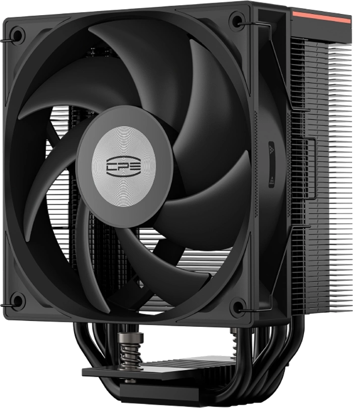 Устройство охлаждения(кулер) PcCooler RT500 Digital Soc-AM5/AM4/1200/1700/1851 черный 4-pin 34.9dB Al+Cu LCD 240W Ret (RT500-BKNWYL-GL) — миниатюра 8