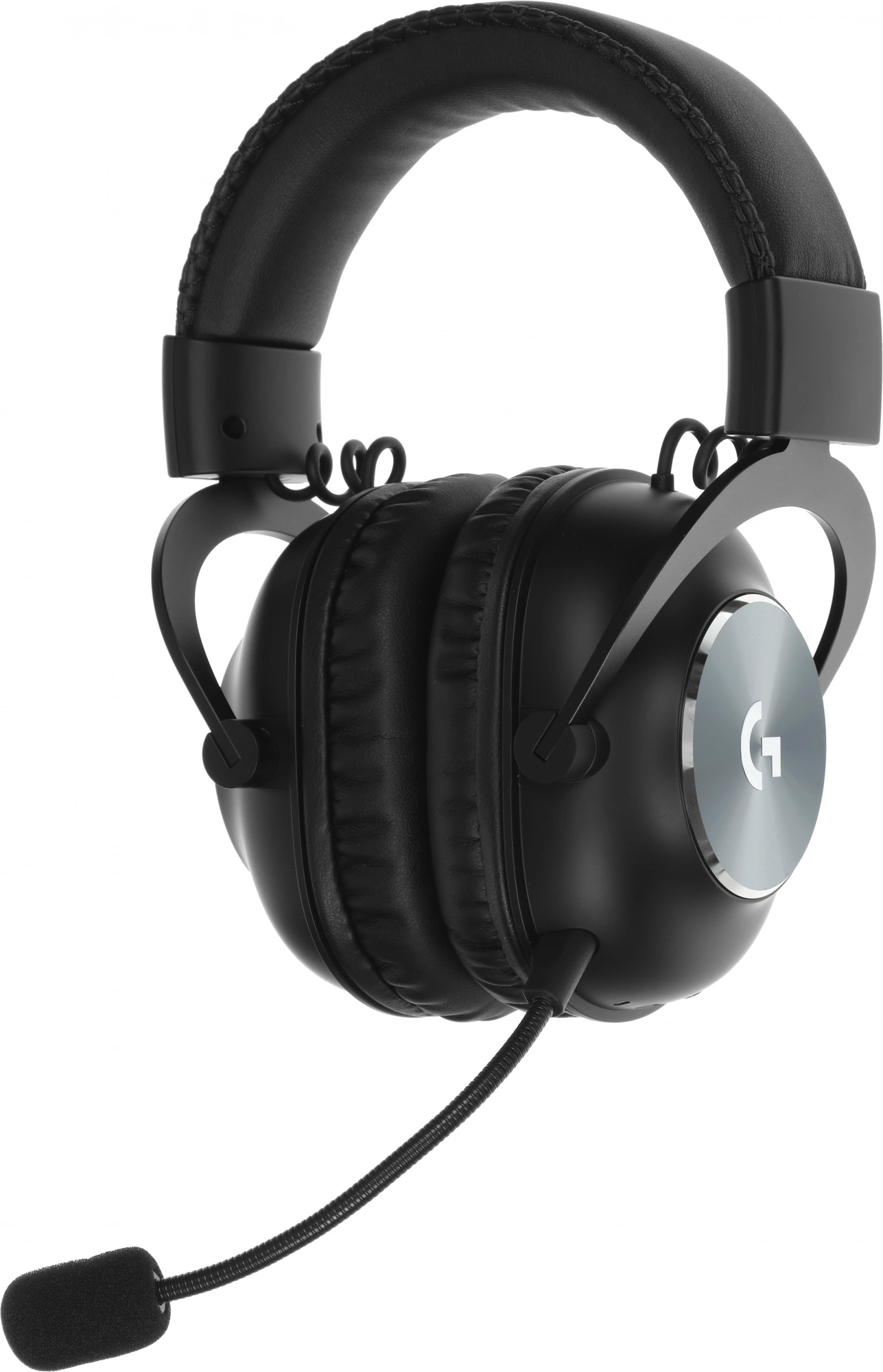 Наушники с микрофоном Logitech G Pro X Lightspeed черный 2м мониторные Radio оголовье (981-000908) — фото 1