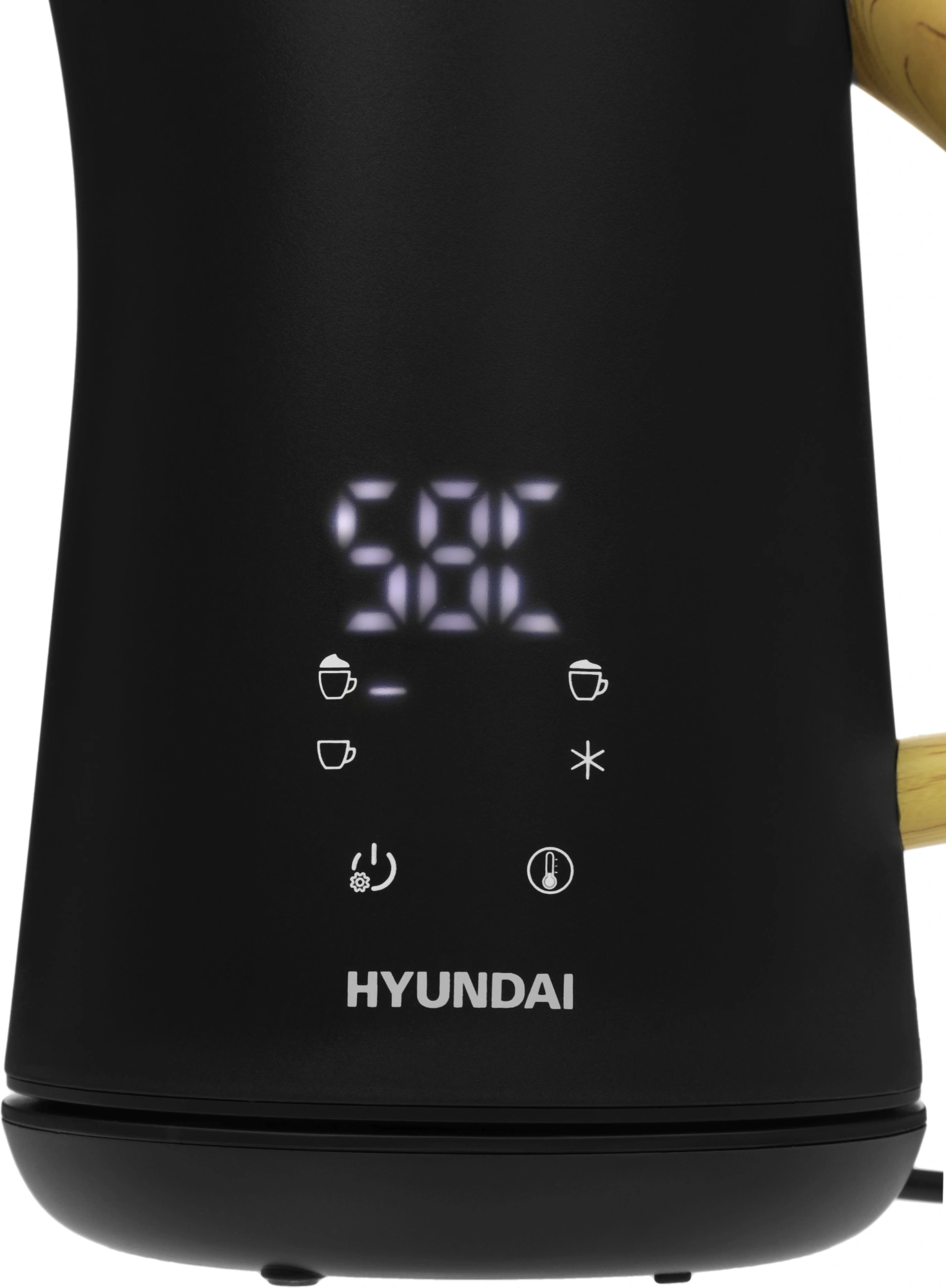 Капучинатор Hyundai HMF-P900 500мл черный/коричневый — миниатюра 3