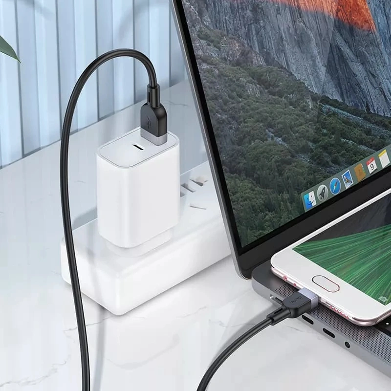 Кабель Hoco X109 MICRO 36353(L=3M) USB (m)-micro USB (m) 1м черный — фото 1