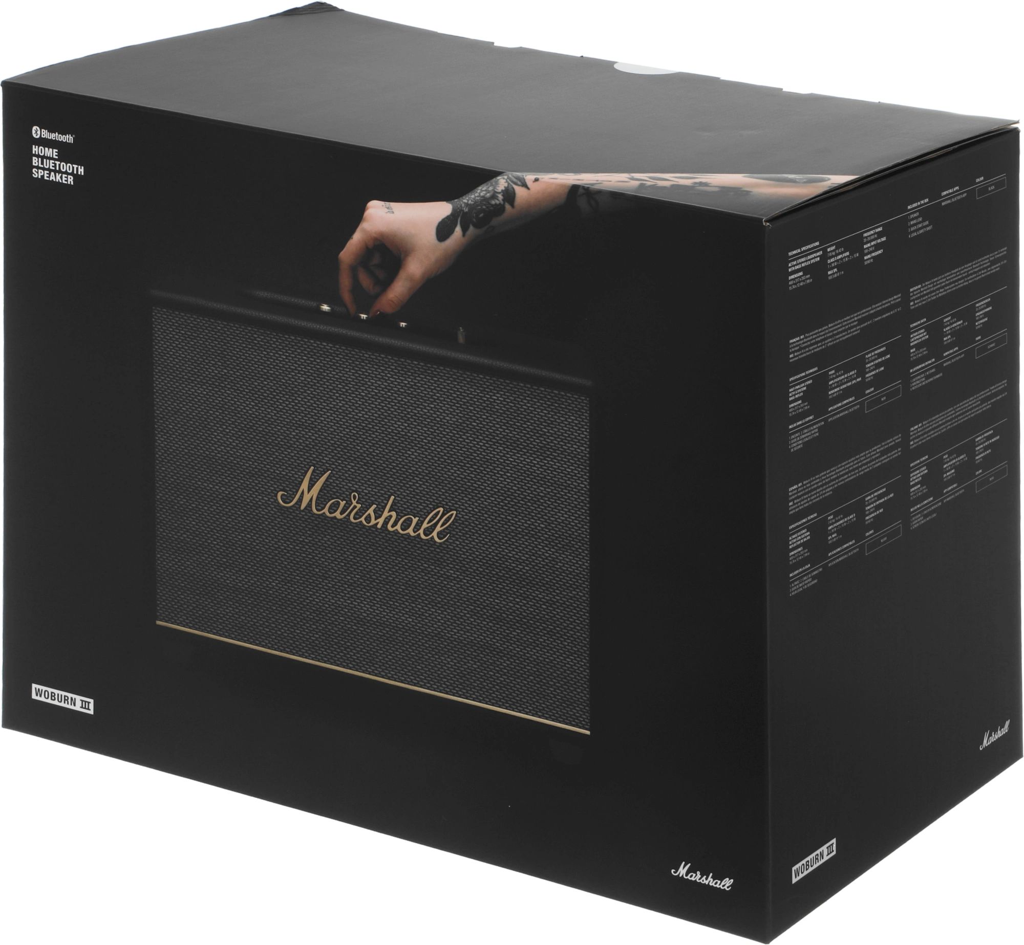 Колонка порт. Marshall Woburn III черный 150W 2.0 BT/3.5Jack 10м — миниатюра 3