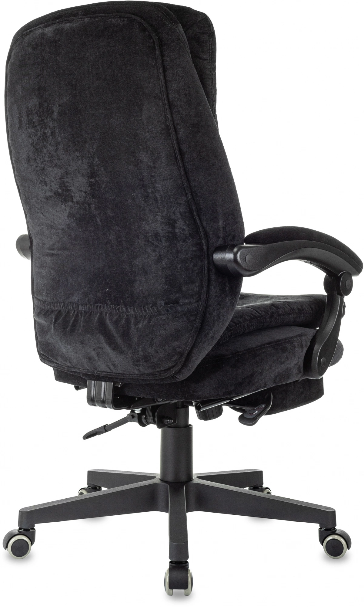 Кресло руководителя Бюрократ T-9950MSG-F Fabric черный Light-20 крестов. пластик подст.для ног — миниатюра 5