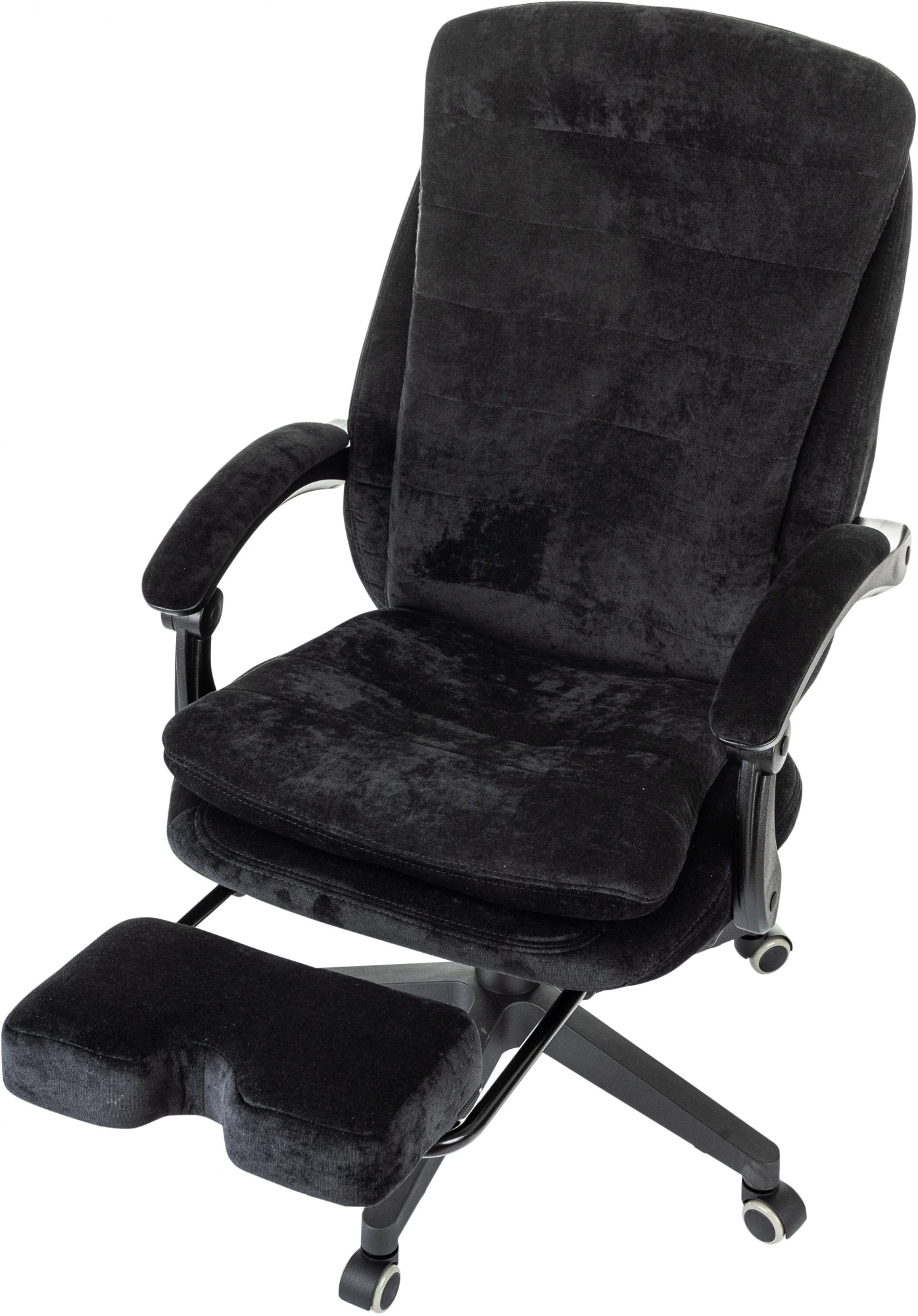 Кресло руководителя Бюрократ T-9950MSG-F Fabric черный Light-20 крестов. пластик подст.для ног — миниатюра 9