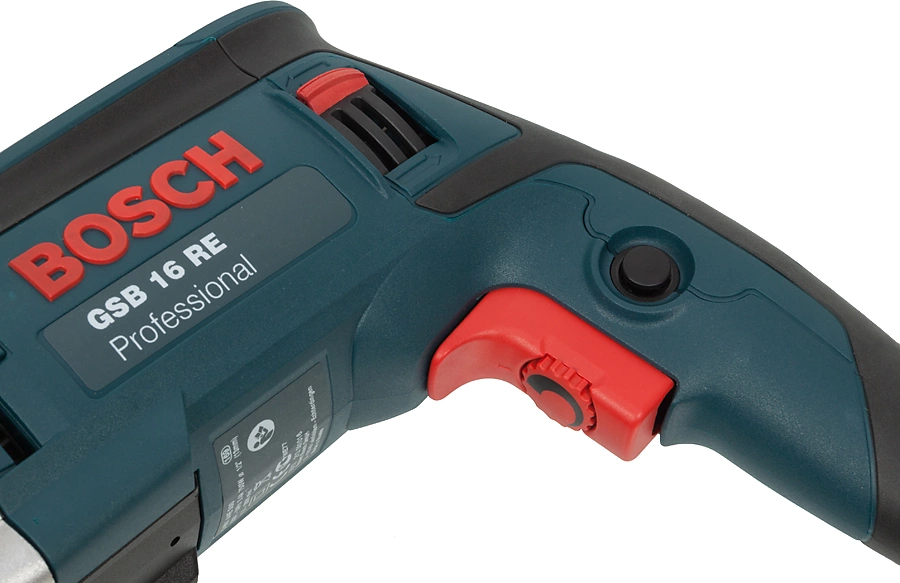 Дрель ударная Bosch GSB 16 RE Professional 750Вт патрон:быстрозажимной реверс (кейс в комплекте) (060114E500) — миниатюра 6