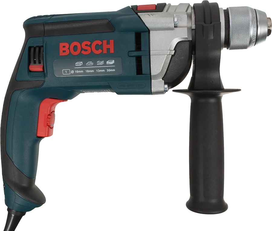 Дрель ударная Bosch GSB 16 RE Professional 750Вт патрон:быстрозажимной реверс (кейс в комплекте) (060114E500) — миниатюра 3