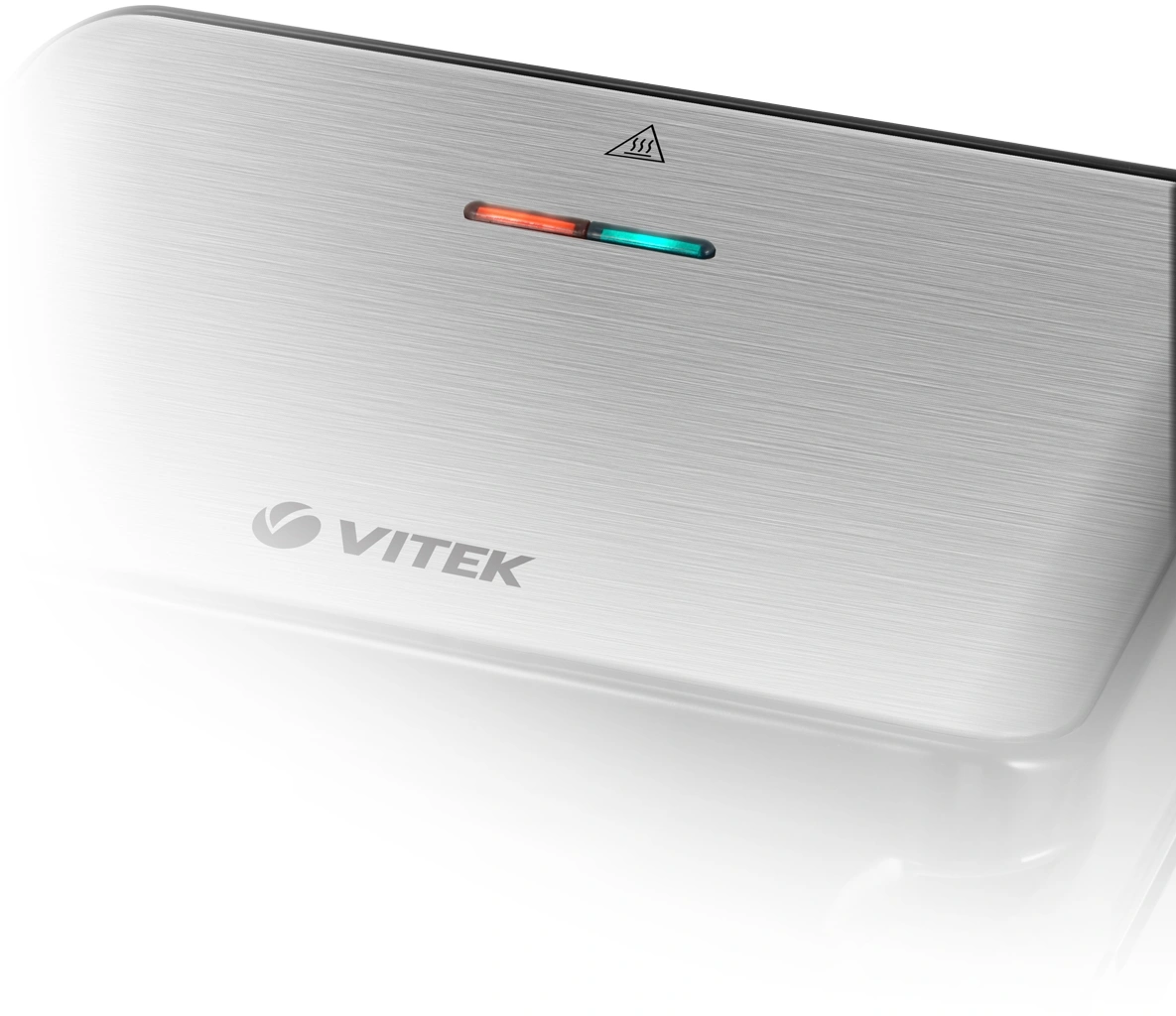 Вафельница Vitek VT-2626 850Вт черный/серебристый — миниатюра 3