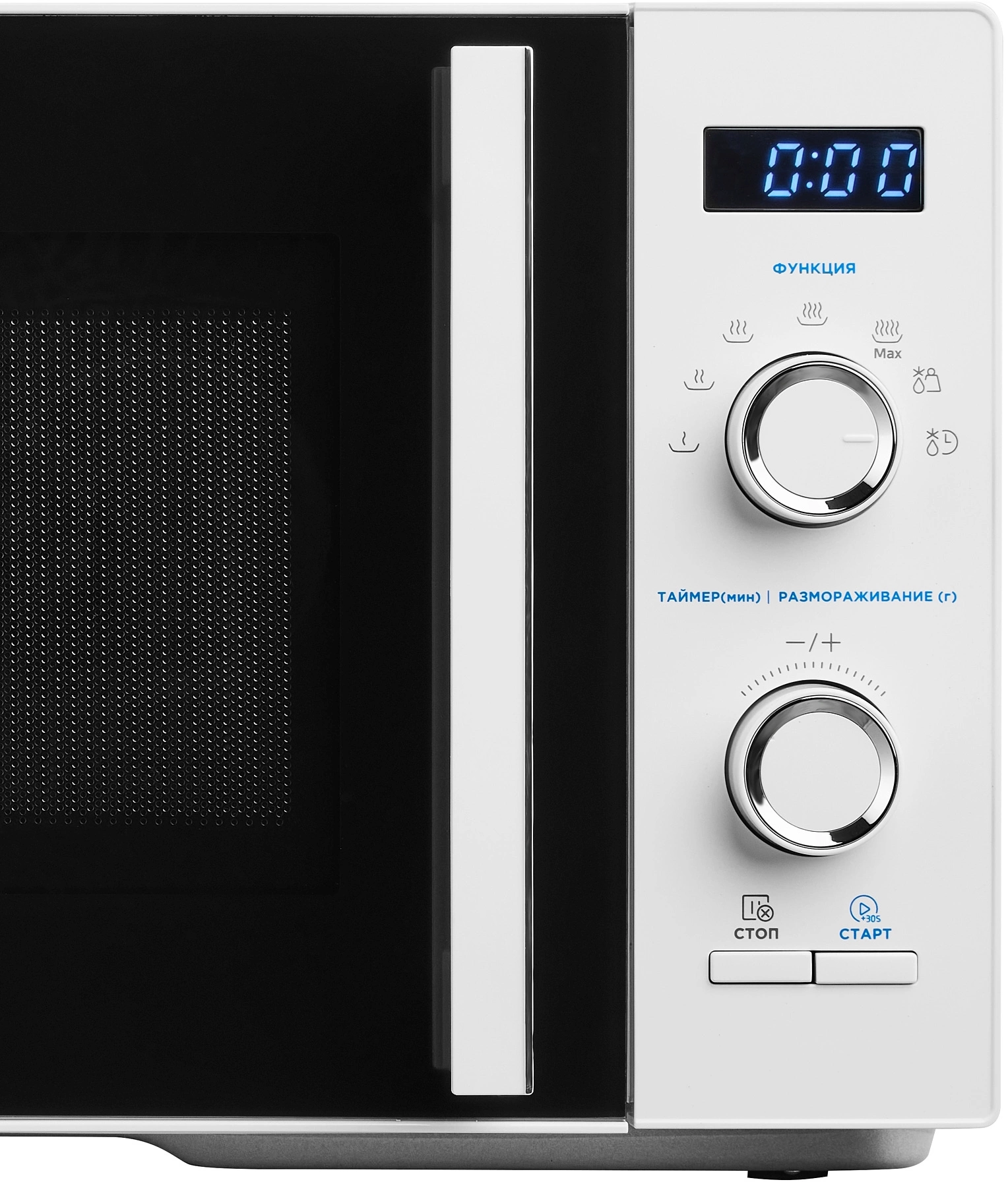 Микроволновая Печь Midea AM825P2ET-W 25л. 800Вт белый — миниатюра 2
