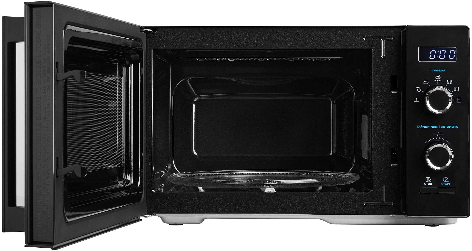 Микроволновая Печь Midea AG825P2ET-B 25л. 800Вт черный — миниатюра 2