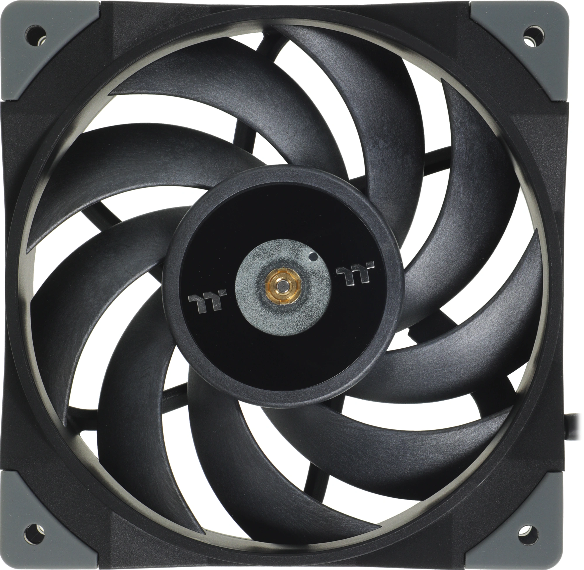 Вентилятор для корпуса Thermaltake Toughfan 12 120х120x25 черный 4-pin 22.3дБ (упак.:2шт) (CL-F082-PL12BL-A) Ret — миниатюра 11