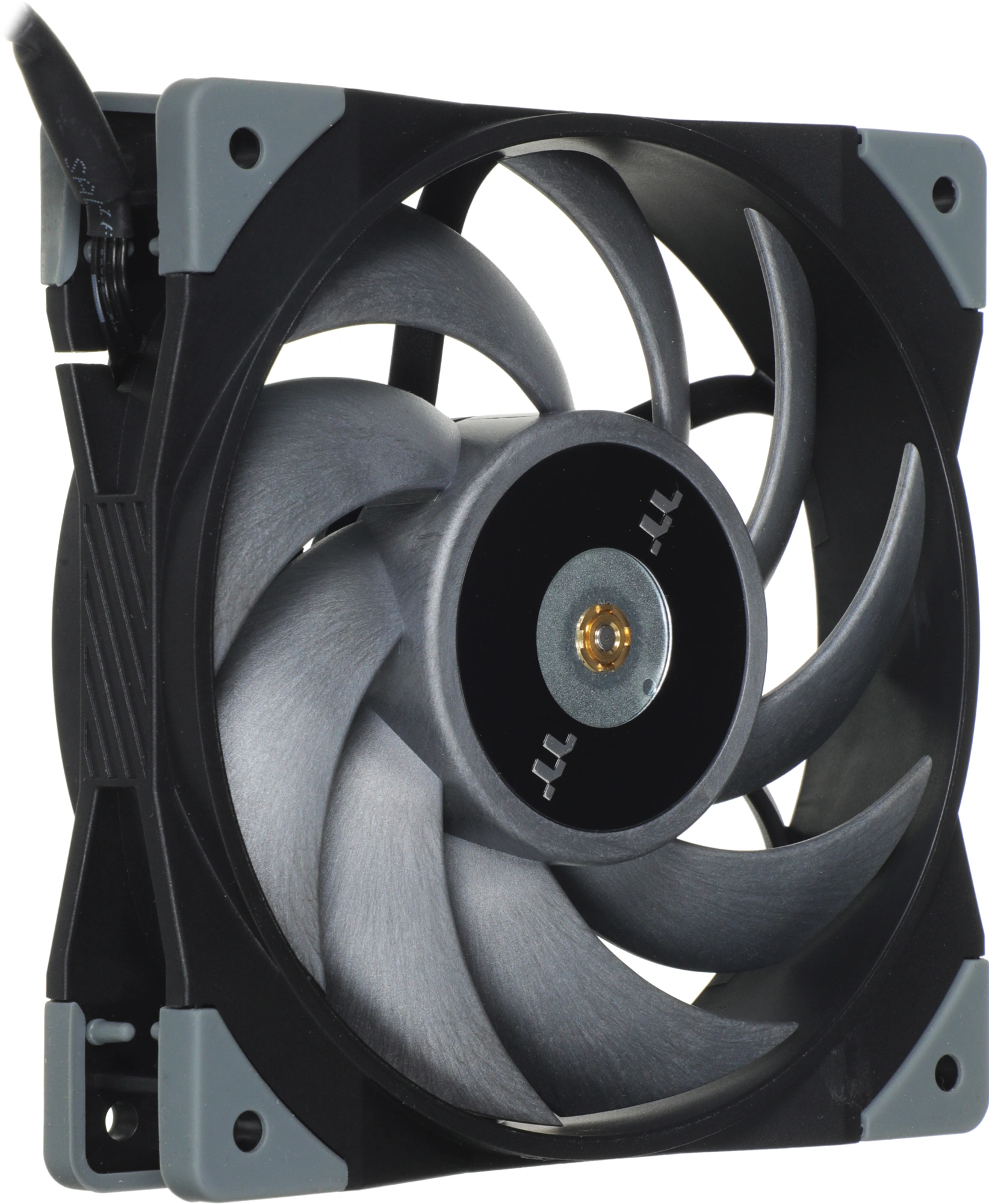 Вентилятор для корпуса Thermaltake Toughfan 12 120х120x25 черный 4-pin 22.3дБ (упак.:2шт) (CL-F082-PL12BL-A) Ret — миниатюра 8