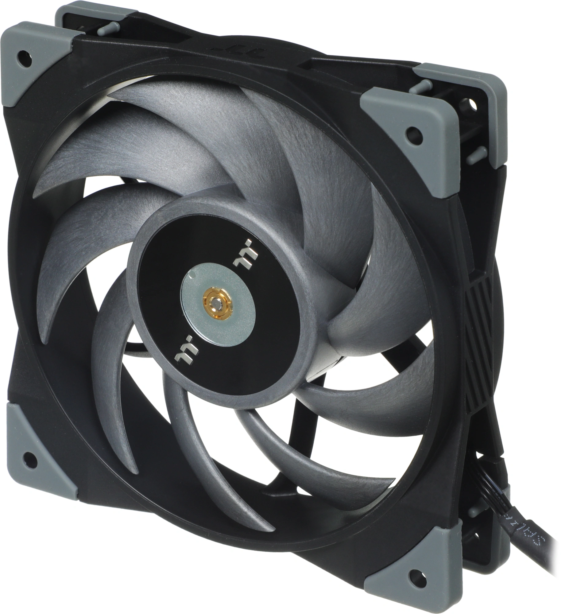 Вентилятор для корпуса Thermaltake Toughfan 12 120х120x25 черный 4-pin 22.3дБ (упак.:2шт) (CL-F082-PL12BL-A) Ret — миниатюра 9