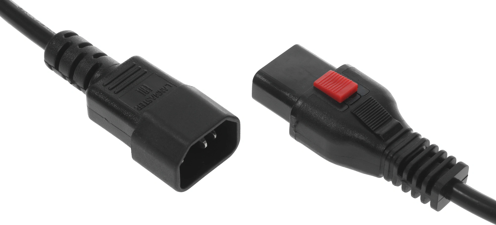 Шнур питания Lanmaster LAN-PP13L/14-5.0-BK C13-С14 проводник.:3x0.75мм2 5м 220В 10А черный — миниатюра 4