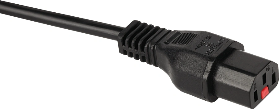 Шнур питания Lanmaster LAN-PP13L/SH-1.5-BK C13-Schuko проводник.:3x0.75мм2 1.5м 220В 10А черный — миниатюра 3