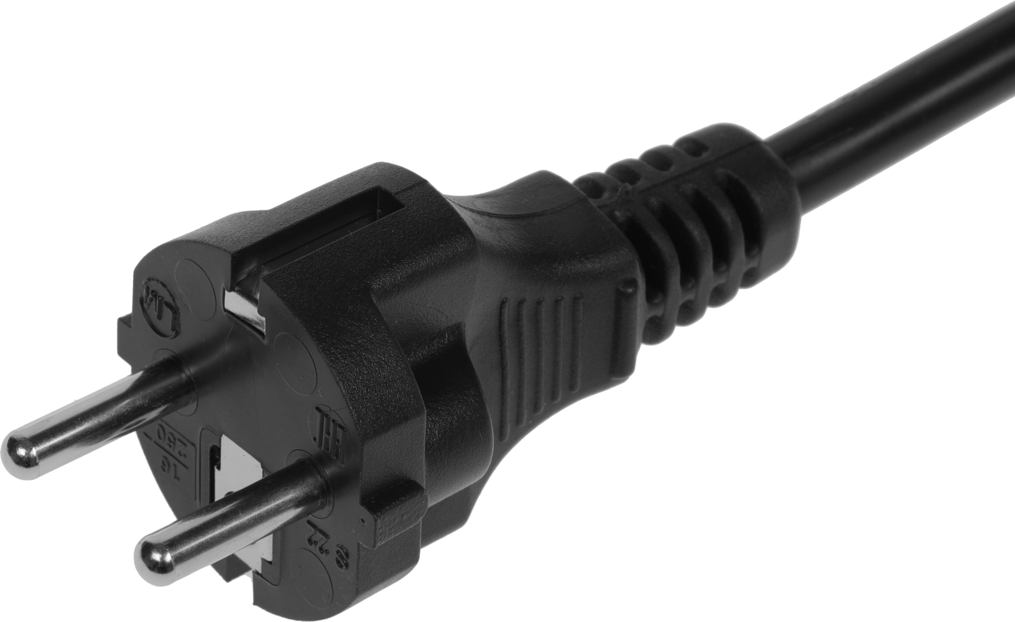 Шнур питания Lanmaster LAN-PP19/SH-3.0-BK C19-Schuko проводник.:3x1.5мм2 3м 220В 16А черный — миниатюра 3