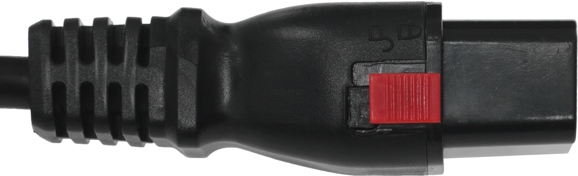Шнур питания Lanmaster LAN-PP19L/SH-1.0-BK C19-Schuko проводник.:3x1.5мм2 1м 220В 16А черный — миниатюра 2