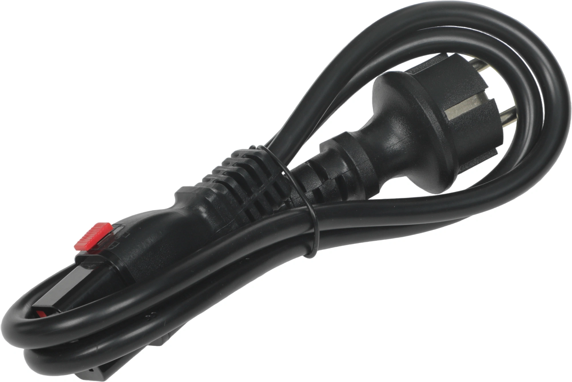 Шнур питания Lanmaster LAN-PP19L/SH-1.0-BK C19-Schuko проводник.:3x1.5мм2 1м 220В 16А черный — миниатюра 4