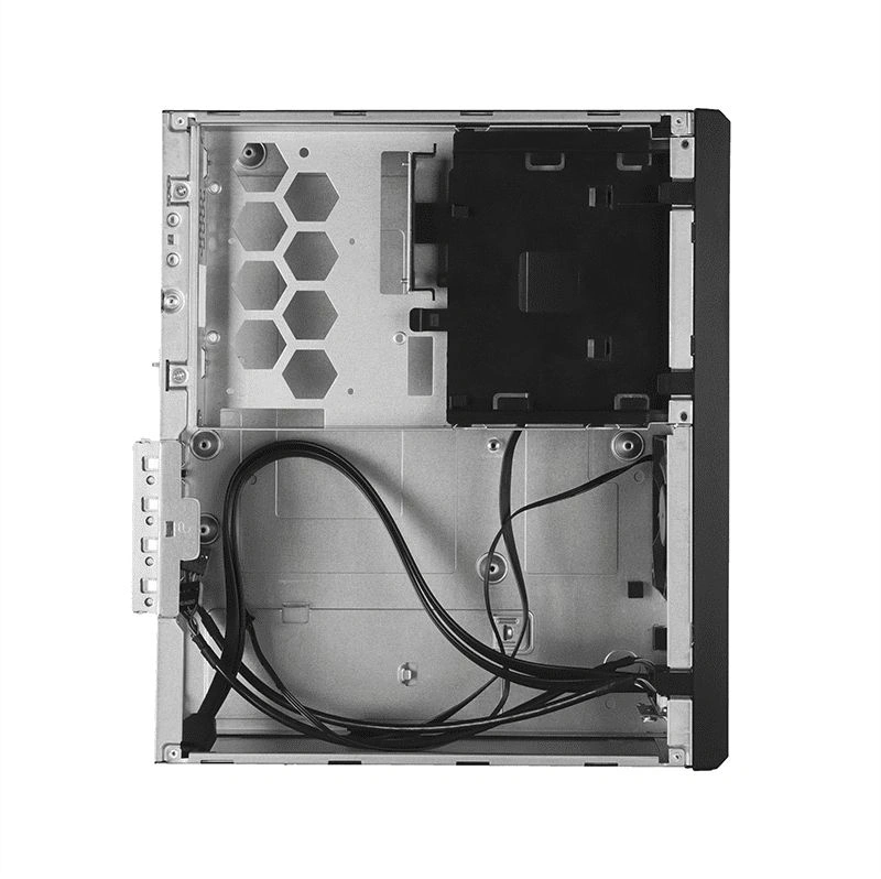 Корпус Chieftec UNI BE-10B-300 черный 300W mATX 2x80mm 2x120mm 2xUSB2.0 2xUSB3.0 audio bott PSU — миниатюра 4