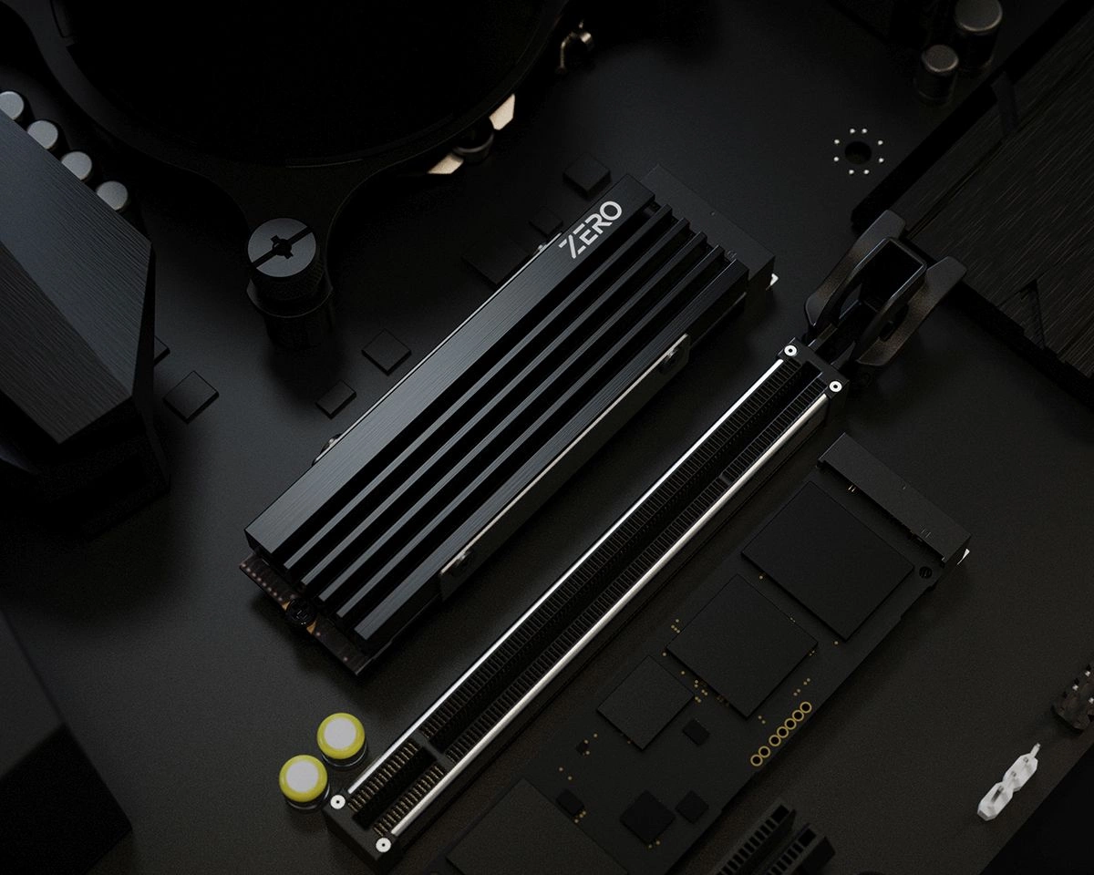 Радиатор для SSD ID-Cooling Zero M05 черный алюминий Ret — миниатюра 6