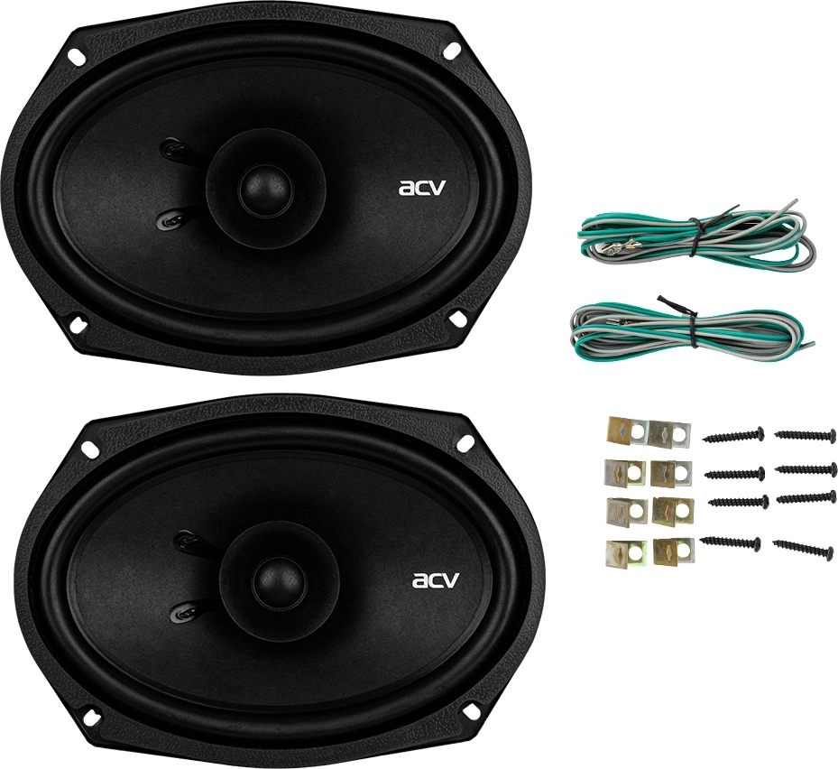 Колонки автомобильные ACV PD-691 BEATS (без решетки) 240Вт 91дБ 4Ом 16x23см (6x9дюйм) (ком.:2кол.) коаксиальные однополосные — миниатюра 6