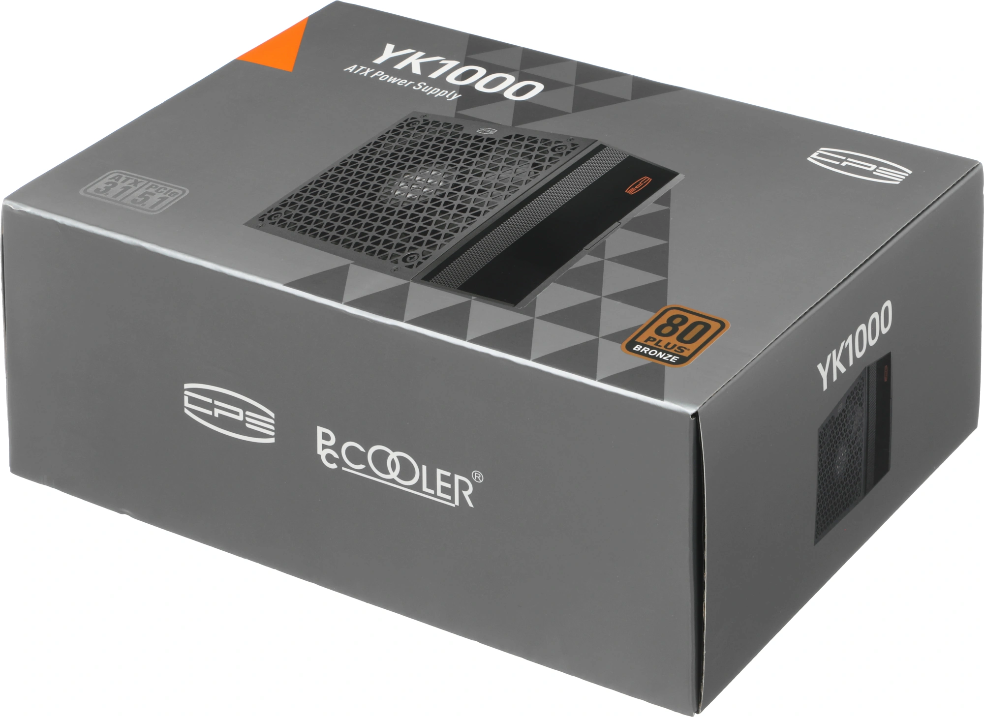Блок питания PcCooler ATX 1000W YK1000 80+ bronze (20+4pin) APFC 135mm fan 6xSATA Cab Manag RTL — миниатюра 3