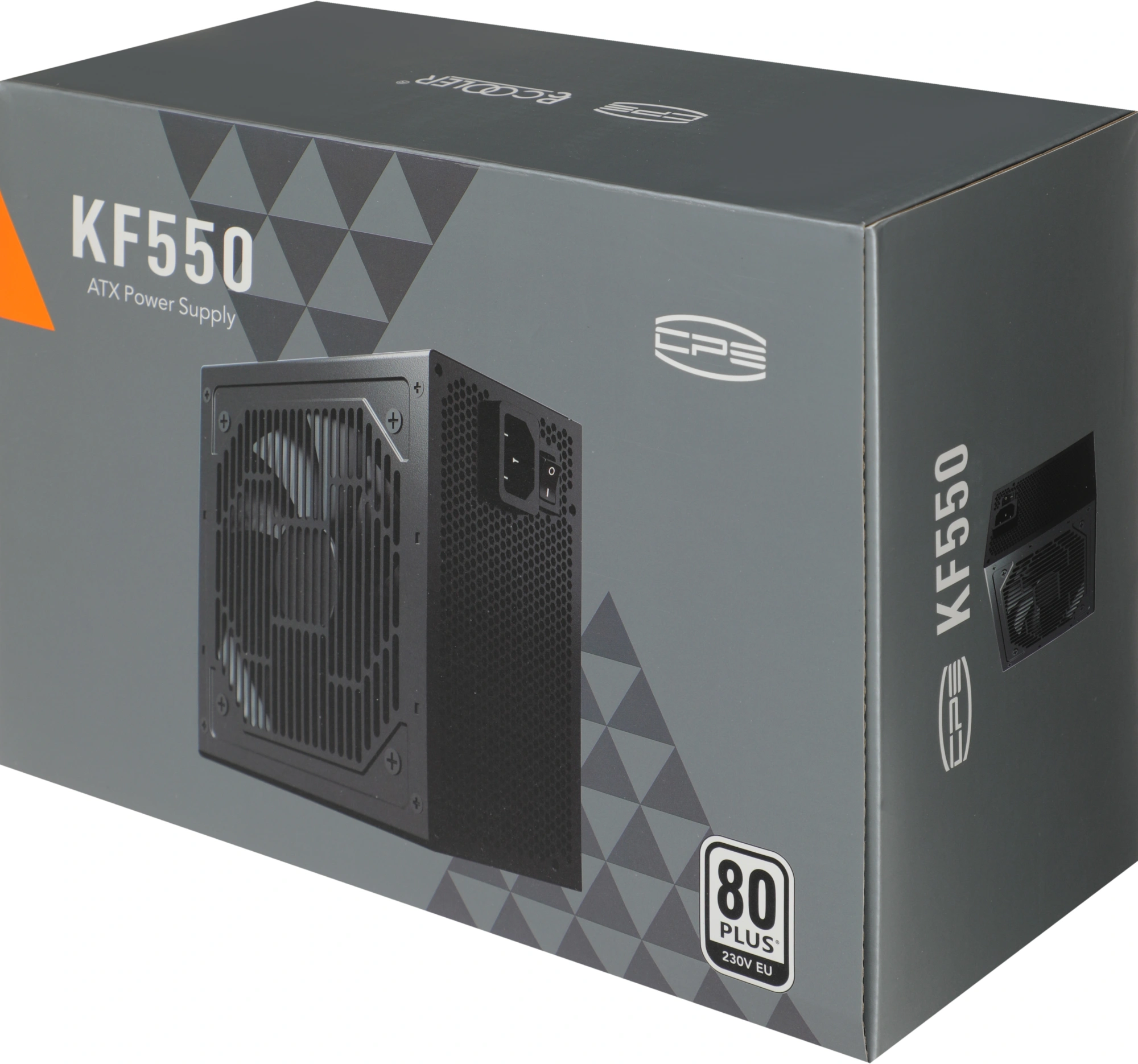 Блок питания PcCooler ATX 550W F550 80+ white (20+4pin) APFC 120mm fan 6xSATA RTL — миниатюра 10