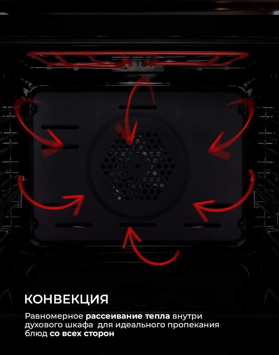 Духовой шкаф Электрический Lex EDP 671 WH MAX белый — миниатюра 11