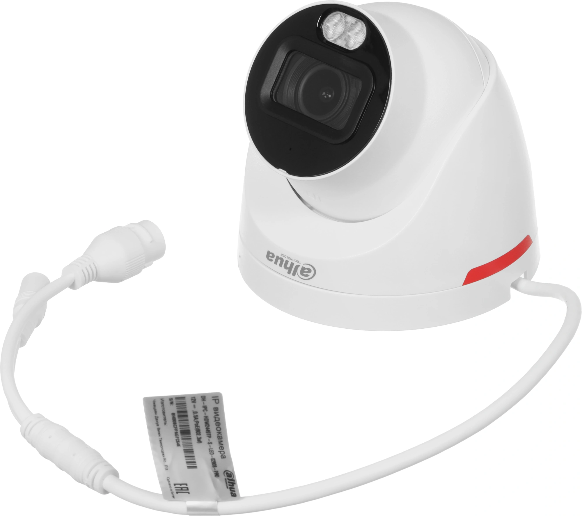 Камера видеонаблюдения IP Dahua DH-IPC-HDW2449TP-S-LED-0280B-PRO 2.8-2.8мм цв. корп.:белый (DH-IPC-HDW2449TP-S-LED-PRO) — миниатюра 5