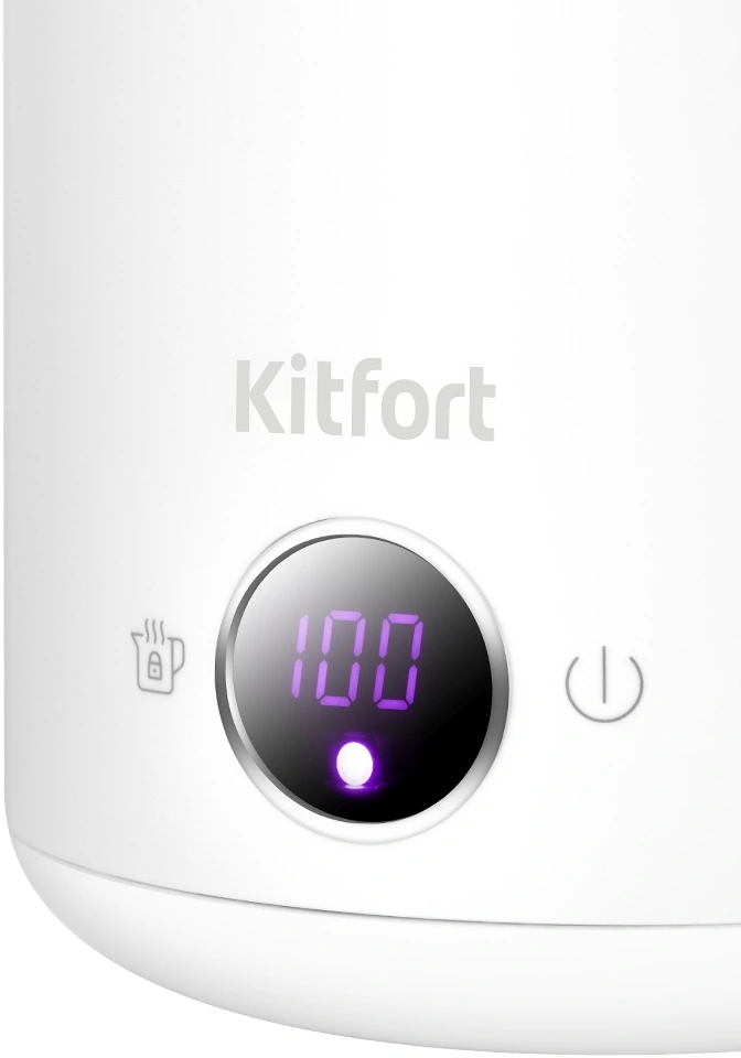Чайник электрический Kitfort КТ-6724 1.5л. 2200Вт белый/дерево корпус: пластик/металл — миниатюра 6