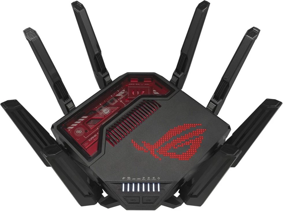 Роутер беспроводной Asus GT-BE19000 BE19000 100/1000/10000BASE-T черный — фото 1