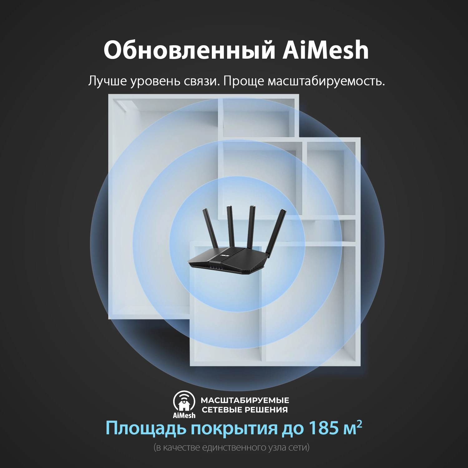 Роутер беспроводной Asus RT-BE58U BE3600 100/1000/2500BASE-T черный — миниатюра 15