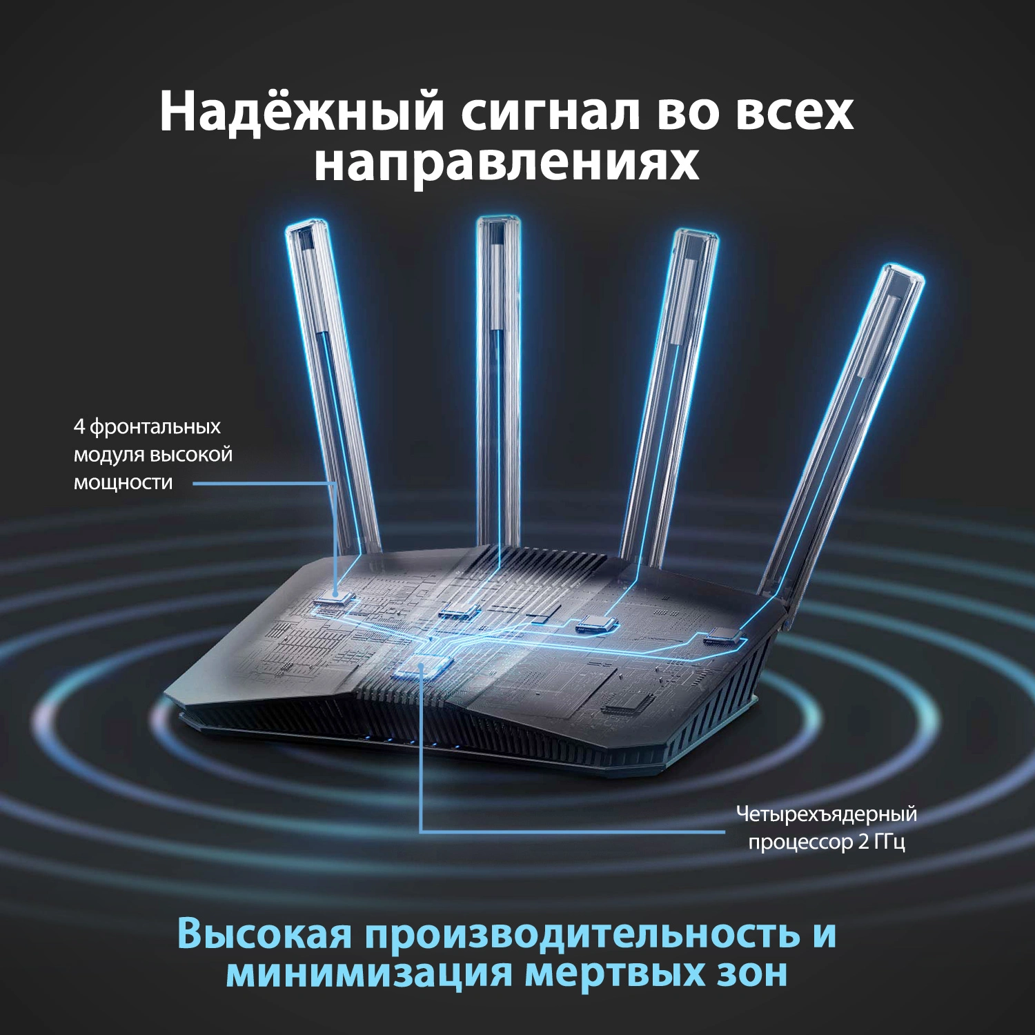 Роутер беспроводной Asus RT-BE58U BE3600 100/1000/2500BASE-T черный — миниатюра 16