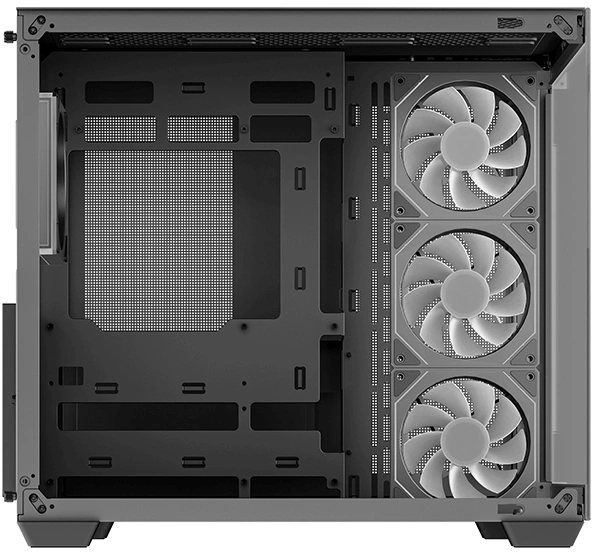 Корпус Deepcool CG530 4F черный без БП ATX 6x120mm 4x140mm 1xUSB3.0 audio bott PSU — миниатюра 6